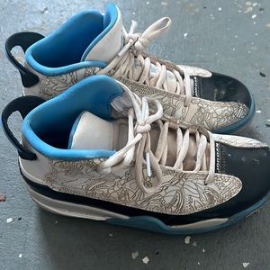 Jordan custom cleats worn 2x